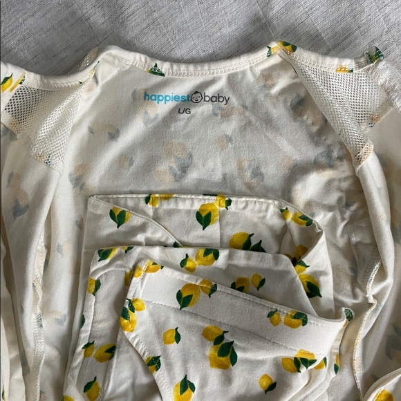 Happiest baby Sleepea 5-second swaddle - Size large (18-25 lbs) - Lemon print - Picture 3 of 5